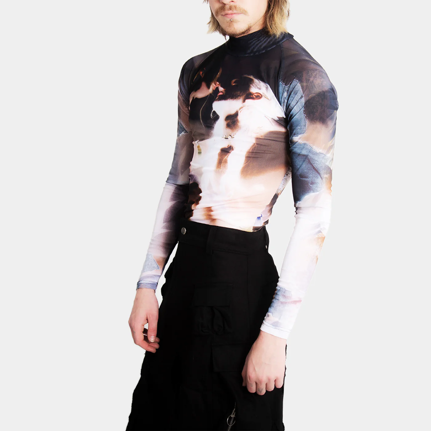 FINE CHAOS X PEECHY MAG: ANGELIC MESH TOP - Image 3